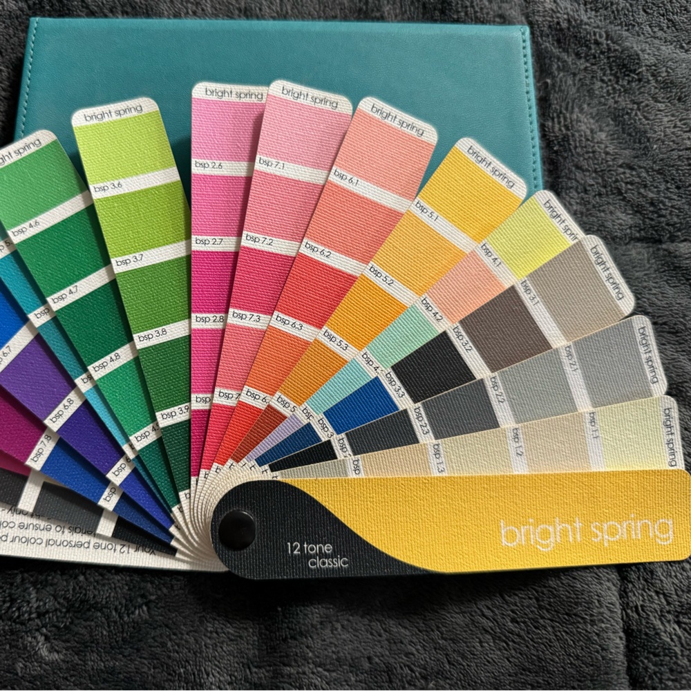 TCI Bright Spring Color Swatch Fan